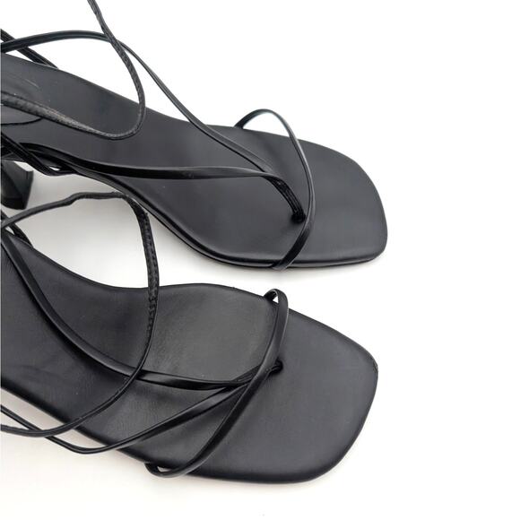 Jeffrey Campbell Leeda Ankle Strap Heel Sandal Women's Black Size US9.5 EU40 - Picture 14 of 15